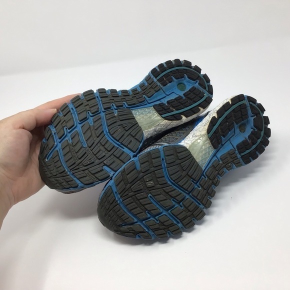 Brooks Trance 12 Blue Grey Running Shoe Size 7 - Picture 5 of 9